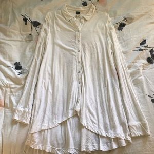 FREE PEOPLE Oversized Button Down